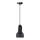 Luster na sajli TERRAZZO 1xE27/60W/230V pr. 12 cm crno