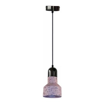 Luster na sajli TERRAZZO 1xE27/60W/230V pr. 12 cm crveno