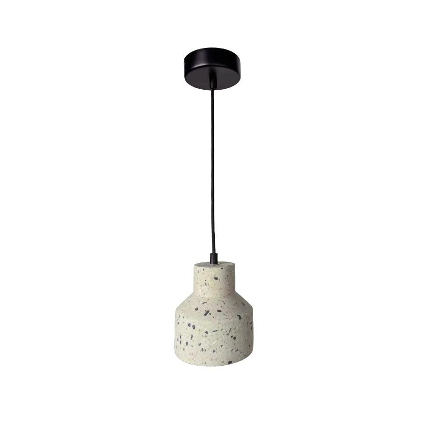 Luster na sajli TERRAZZO 1xE27/60W/230V pr. 12 cm kremasta