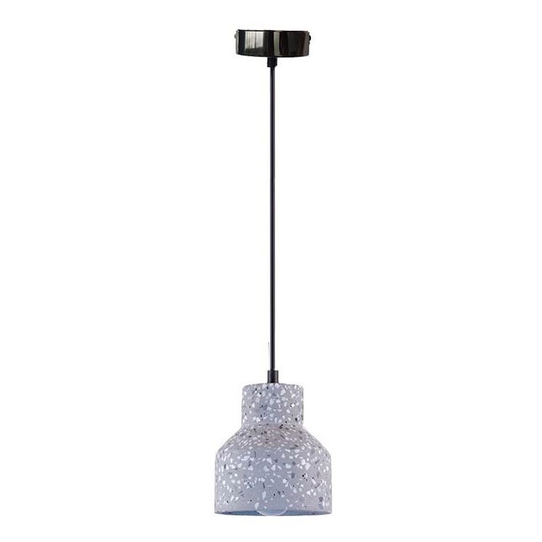Luster na sajli TERRAZZO 1xE27/60W/230V pr. 12 cm sivo