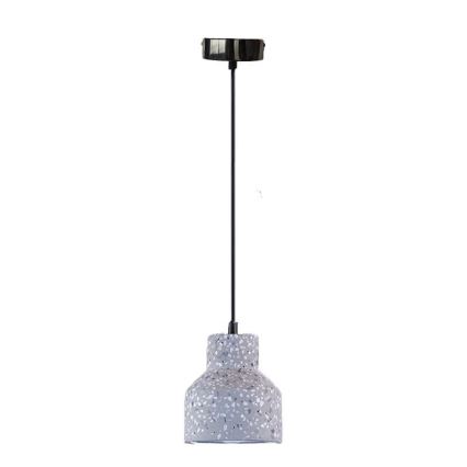 Luster na sajli TERRAZZO 1xE27/60W/230V pr. 12 cm sivo