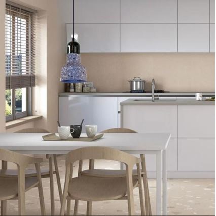 Luster na sajli TERRAZZO 1xE27/60W/230V pr. 12 cm sivo