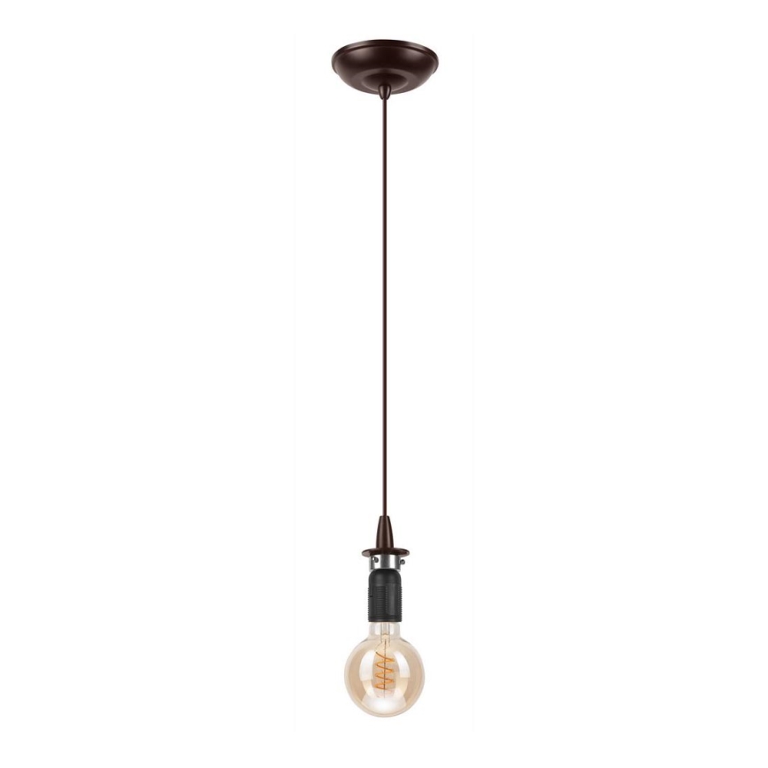 Luster na sajli TINA 1xE27/60W/230V bronzana