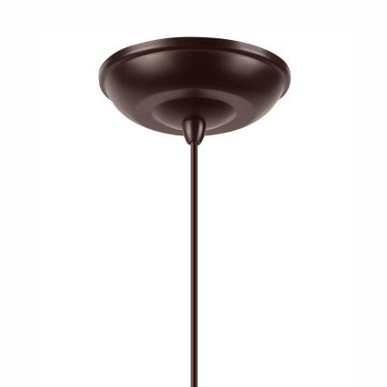 Luster na sajli TINA 1xE27/60W/230V bronzana