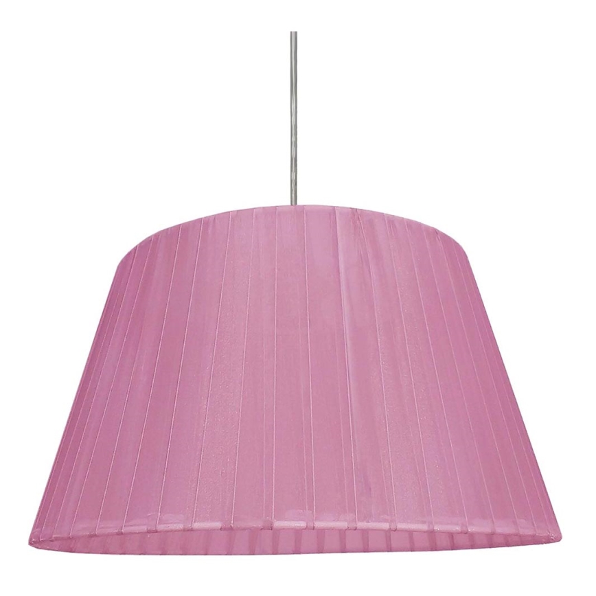 Luster na sajli TIZIANO 1xE27/60W/230V roze
