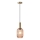 Luster na sajli TOPAZ 1xE27/15W/230V braon pr. 13 cm