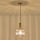 Luster na sajli TOPAZ 1xE27/15W/230V, braon, prečnik 20 cm