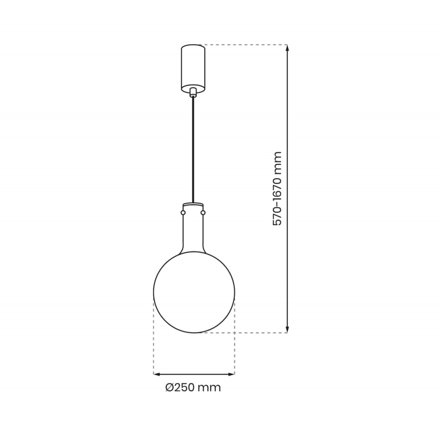Luster na sajli TORONTO 1xGU10/8W/230V sjajni krom