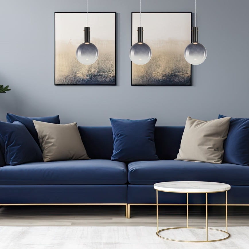 Luster na sajli TORONTO 1xGU10/8W/230V sivo