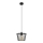 Luster na sajli TORRI 1xE27/15W/230V pr. 23 cm crno