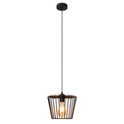 Luster na sajli TORRI 1xE27/15W/230V pr. 23 cm crno