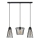 Luster na sajli TORRI 3xE27/15W/230V crno