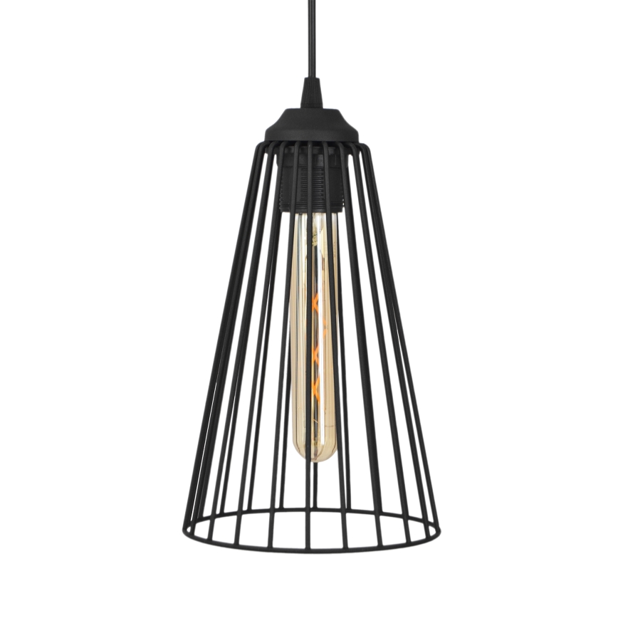 Luster na sajli TORRI 3xE27/15W/230V crno