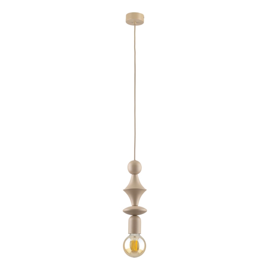 Luster na sajli TOWER 1xE27/15W/230V bež