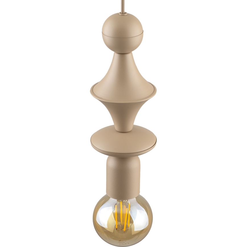 Luster na sajli TOWER 1xE27/15W/230V bež