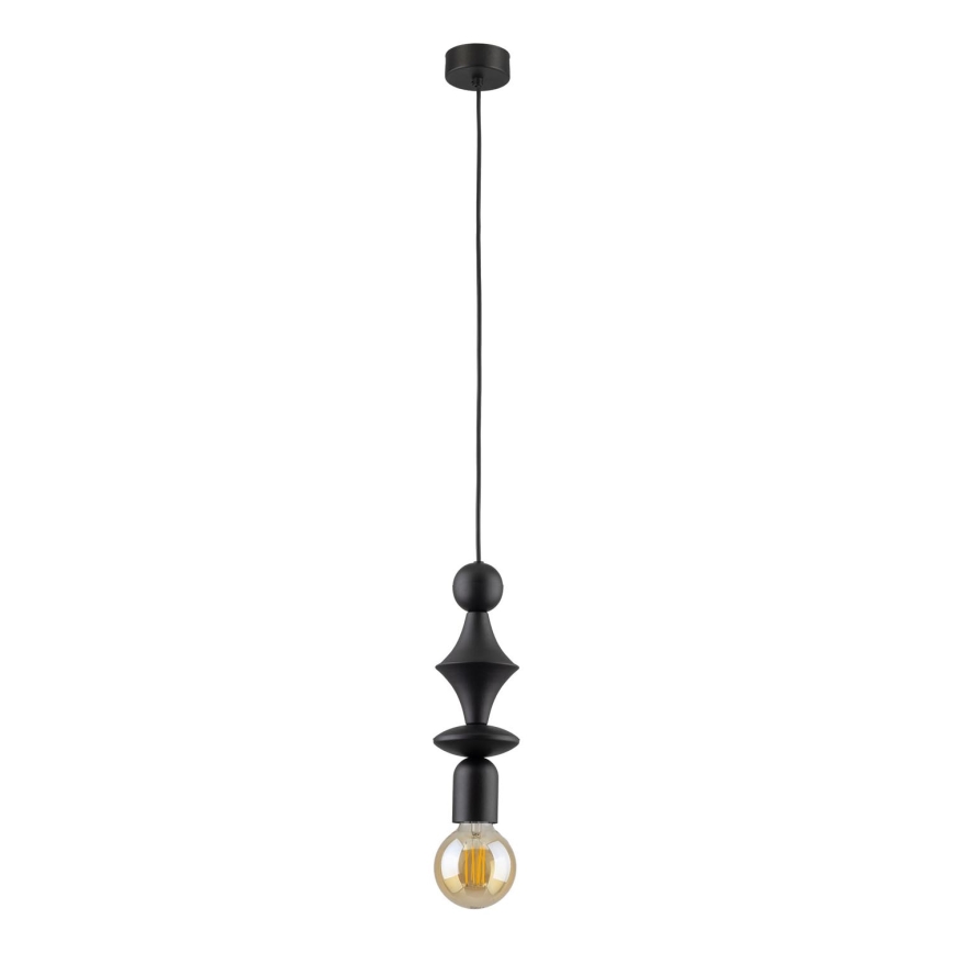 Luster na sajli TOWER 1xE27/15W/230V crno