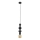 Luster na sajli TOWER 1xE27/15W/230V crno