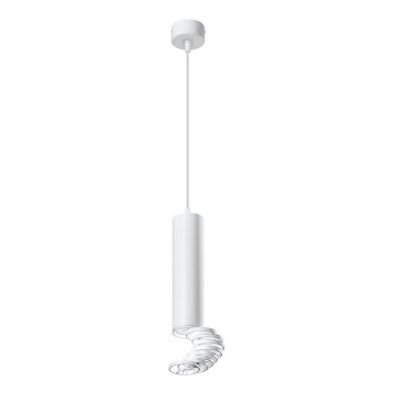 Luster na sajli TUBA 1xGU10/50W/230V bela