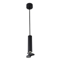 Luster na sajli TUBA 1xGU10/50W/230V crno