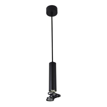 Luster na sajli TUBA 1xGU10/50W/230V crno