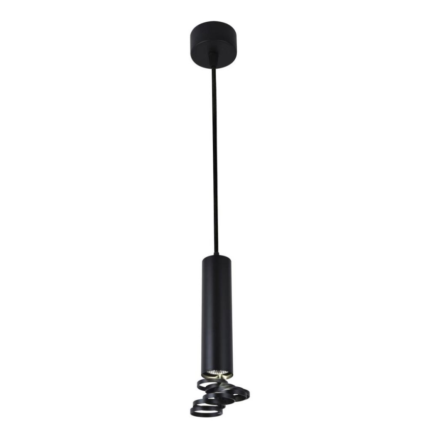 Luster na sajli TUBA 1xGU10/50W/230V crno