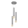 Luster na sajli TUBA 3xE27/15W/230V sivo