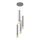 Luster na sajli TUBA 4xE27/15W/230V sivo