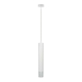 Luster na sajli TUBI 1xGU10/8W/230V bela