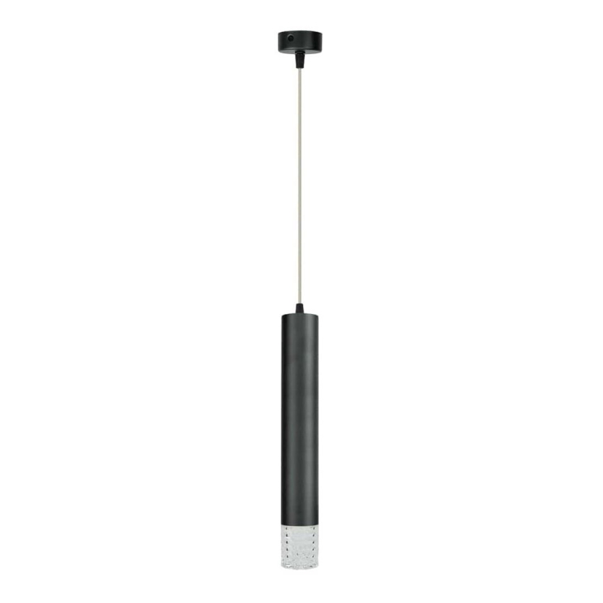 Luster na sajli TUBI 1xGU10/8W/230V crno