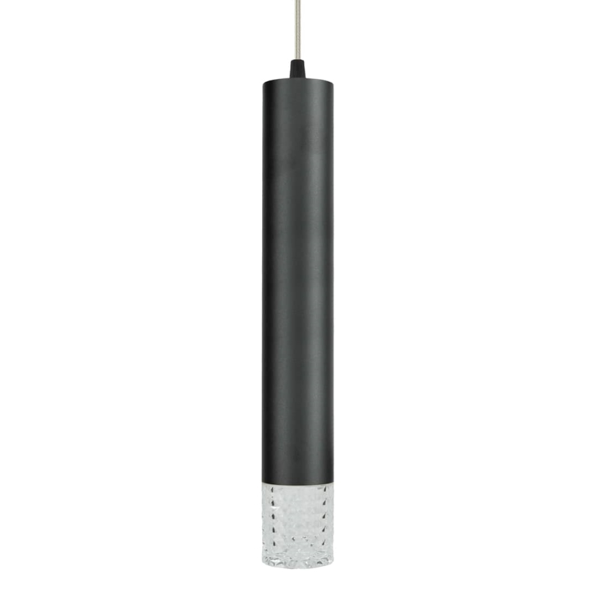 Luster na sajli TUBI 1xGU10/8W/230V crno