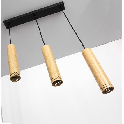 Luster na sajli TUBO 3xGU10/25W/230V