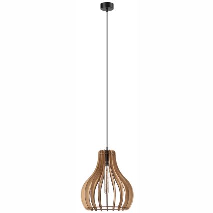 Luster na sajli TUCCI 1xE27/60W/230V pr. 29 cm hrast