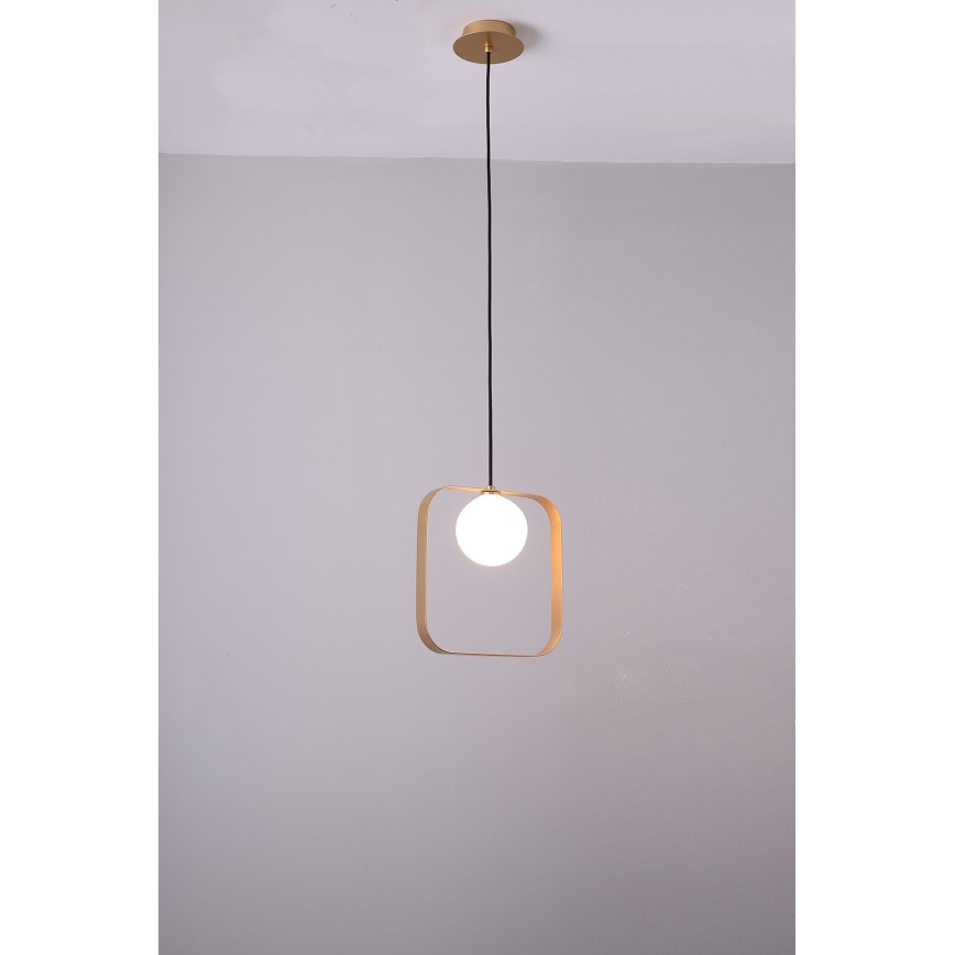 Luster na sajli TULA 1xG9/28W/230V uglast zlatna