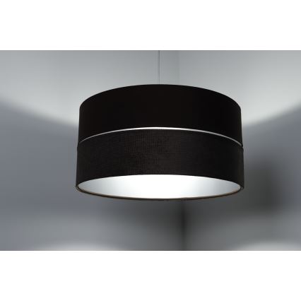 Luster na sajli TWIST 1xE27/60W/230V braon/srebrno