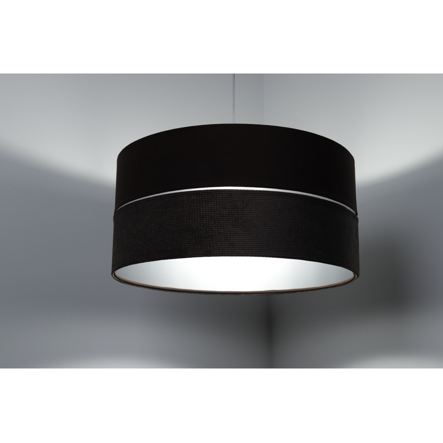 Luster na sajli TWIST 1xE27/60W/230V braon/srebrno