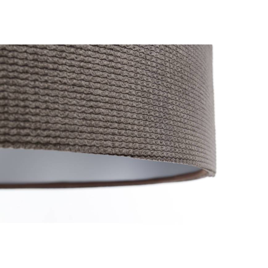 Luster na sajli TWIST 1xE27/60W/230V braon/srebrno