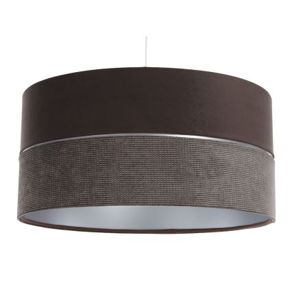 Luster na sajli TWIST 1xE27/60W/230V braon/srebrno