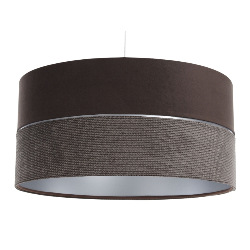Luster na sajli TWIST 1xE27/60W/230V braon/srebrno