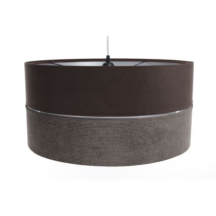 Luster na sajli TWIST 1xE27/60W/230V braon/srebrno