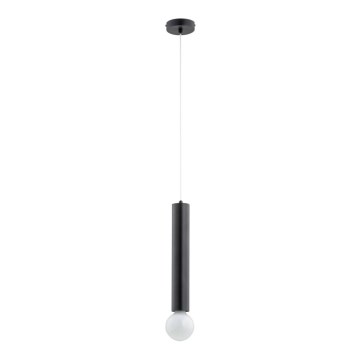 Luster na sajli TWISTER 1xE27/60W/230V crno