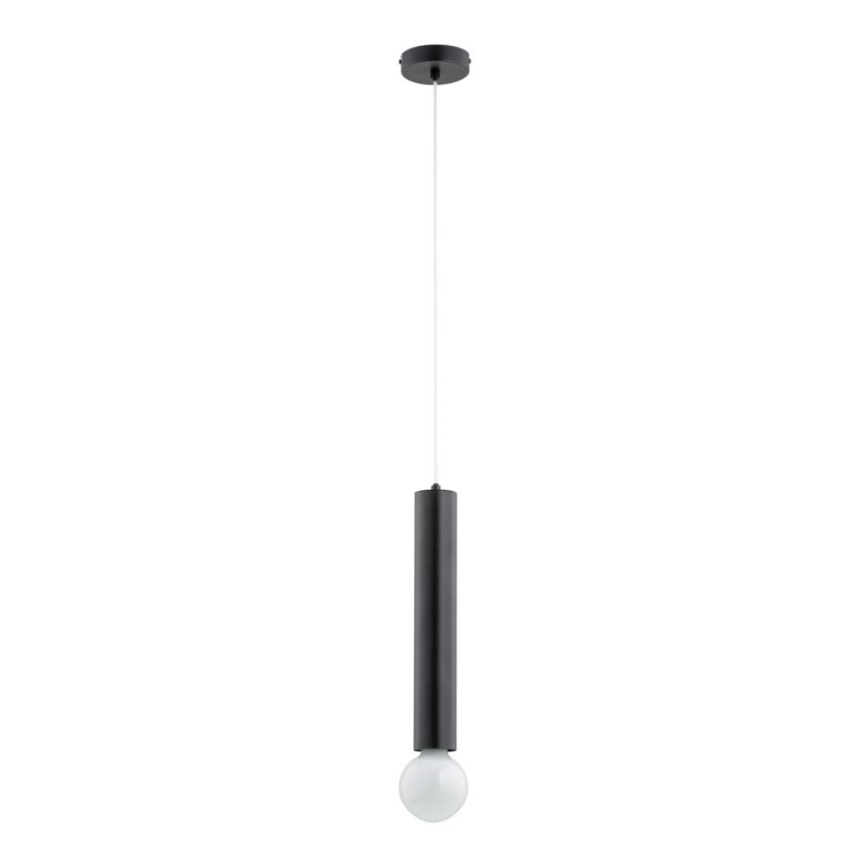 Luster na sajli TWISTER 1xE27/60W/230V crno