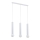 Luster na sajli TWISTER 3xE27/60W/230V bela