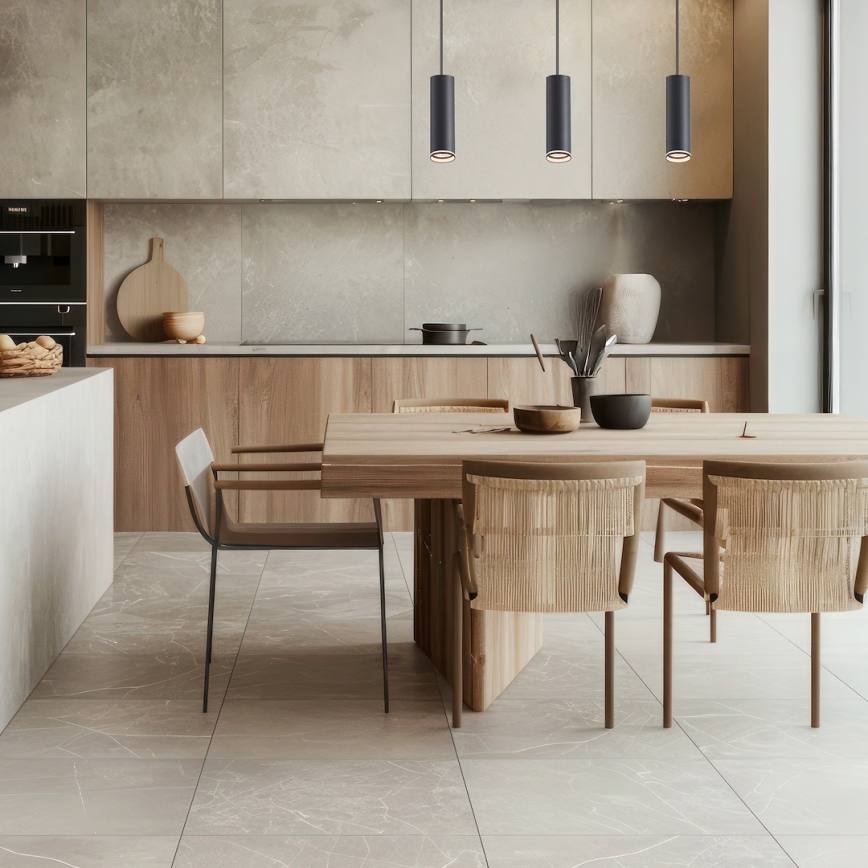 Luster na sajli u šinskom sistemu PIPE 3xGU10/10W/230V crna