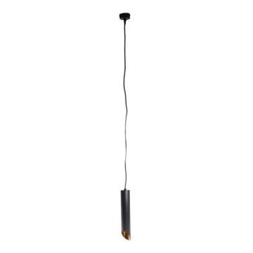 Luster na sajli VALDA 1xGU10/30W/230V 132 cm crno