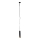 Luster na sajli VALDA 1xGU10/60W/230V 132 cm crno