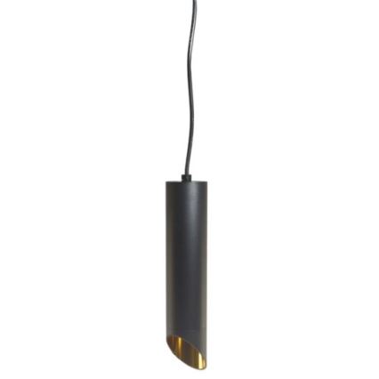 Luster na sajli VALDA 1xGU10/60W/230V 132 cm crno