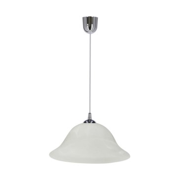 Luster na sajli VERA 1xE27/60W/230V sjajni krom/bela