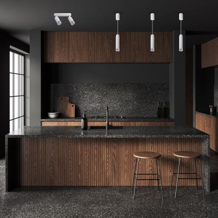 Luster na sajli VERTICAL 1xGU10/8W/230V bela