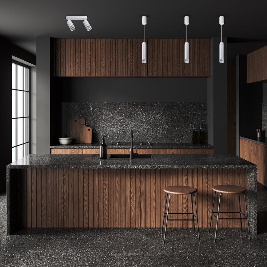 Luster na sajli VERTICAL 1xGU10/8W/230V bela