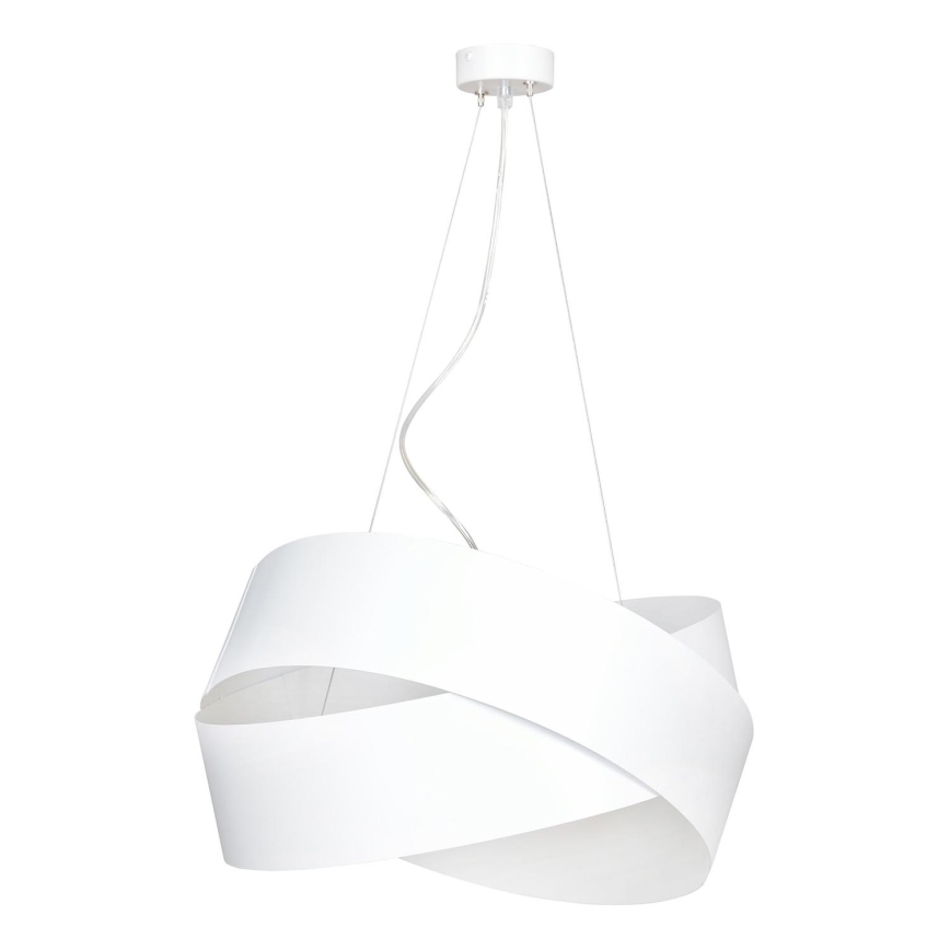 Luster na sajli VIENO 3xE27/15W/230V bela